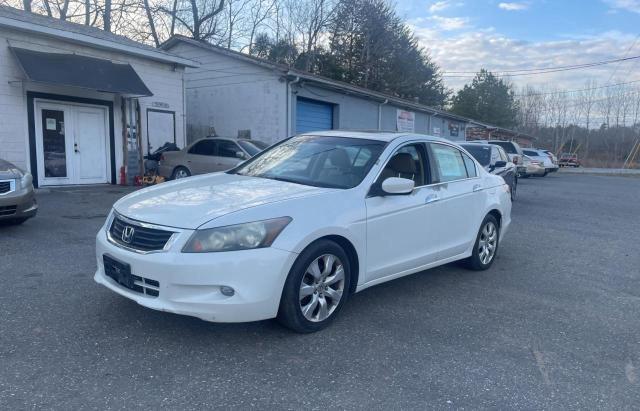 5KBCP3F87AB005983 - 2010 HONDA ACCORD EXL WHITE photo 2