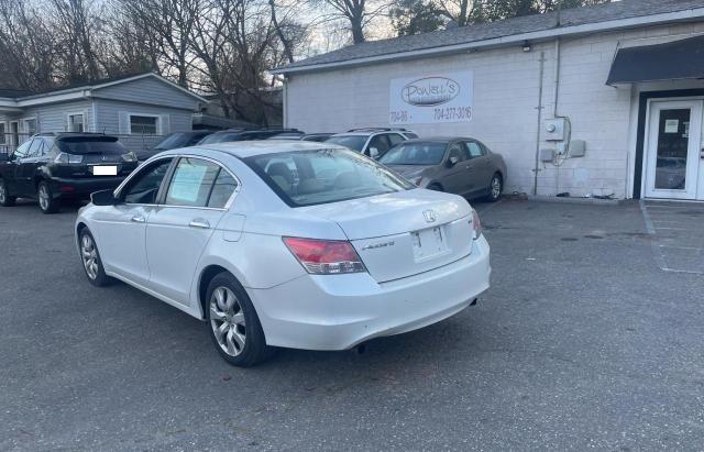5KBCP3F87AB005983 - 2010 HONDA ACCORD EXL WHITE photo 3