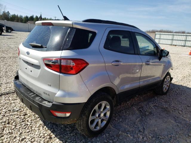 MAJ6S3GL1KC272201 - 2019 FORD ECOSPORT SE SILVER photo 3