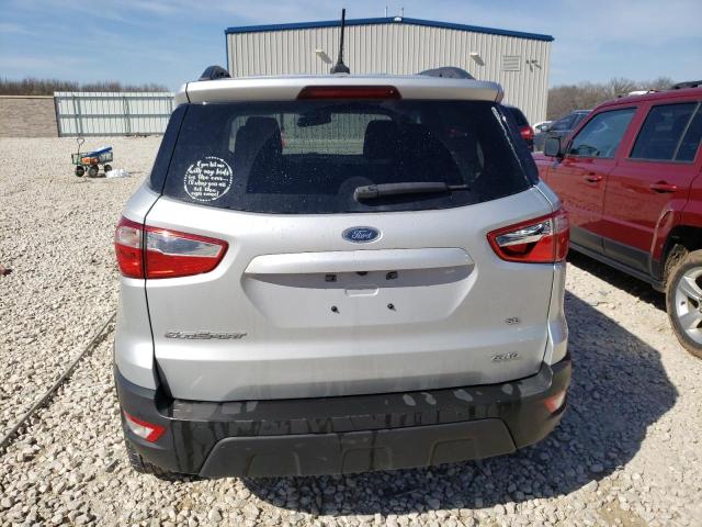 MAJ6S3GL1KC272201 - 2019 FORD ECOSPORT SE SILVER photo 6