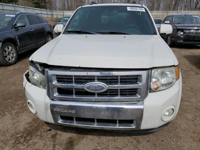 1FMCU94G09KC10222 - 2009 FORD ESCAPE LIMITED WHITE photo 5