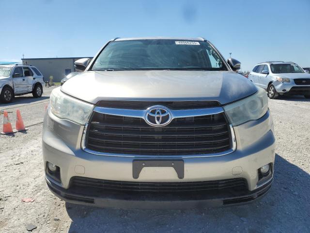 5TDJKRFH3FS083316 - 2015 TOYOTA HIGHLANDER XLE 米色 照片 5