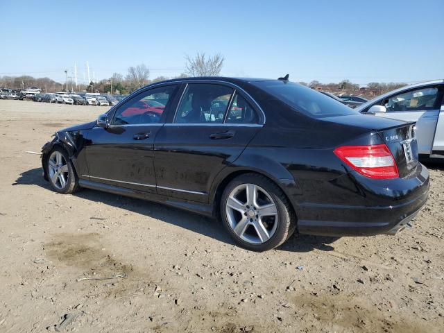 WDDGF8BB8BR186594 - 2011 MERCEDES-BENZ C 300 4MATIC BLACK photo 2