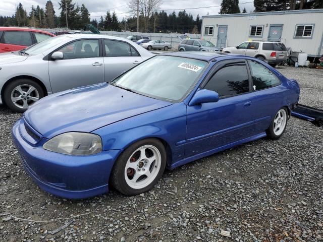 1HGEM1158YL056659 - 2000 HONDA CIVIC SI BLUE photo 1