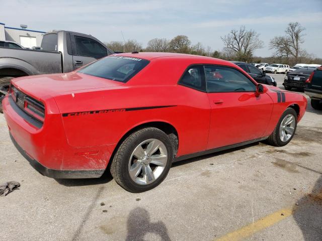 2C3CDZAG3FH743942 - 2015 DODGE CHALLENGER SXT RED photo 3