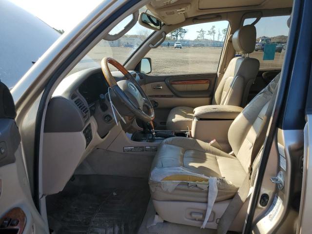 JTJHT00W713508591 - 2001 LEXUS LX 470 TAN photo 7