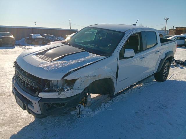 1GCGTEENXM1115535 - 2021 CHEVROLET COLORADO ZR2 WHITE photo 1