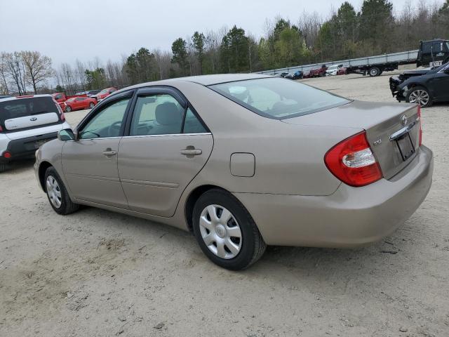 4T1BE32K03U742952 - 2003 TOYOTA CAMRY LE TAN photo 2