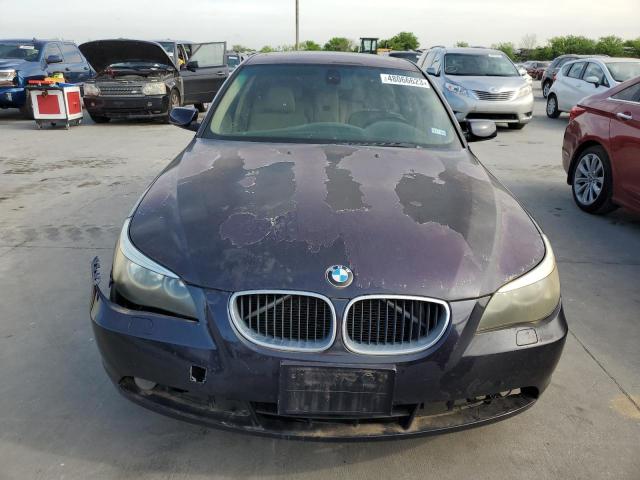 WBANA73565CR60137 - 2005 BMW 530 I BLUE photo 5