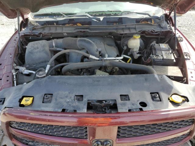 1C6RR7KT9HS681974 - 2017 RAM 1500 ST MAROON photo 11