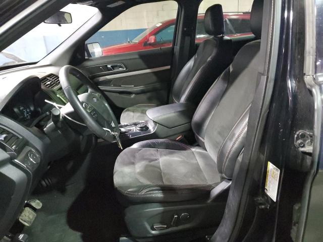 1FM5K8AT8JGB00228 - 2018 FORD EXPLORER POLICE INTERCEPTOR შავი ფოტო 7