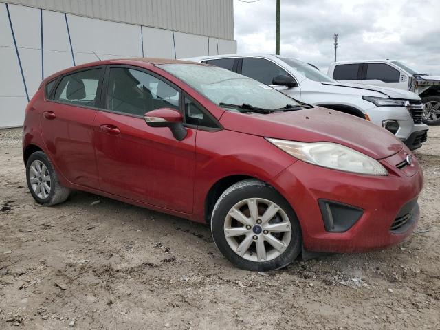 3FADP4EJ0DM223606 - 2013 FORD FIESTA SE BURGUNDY photo 4