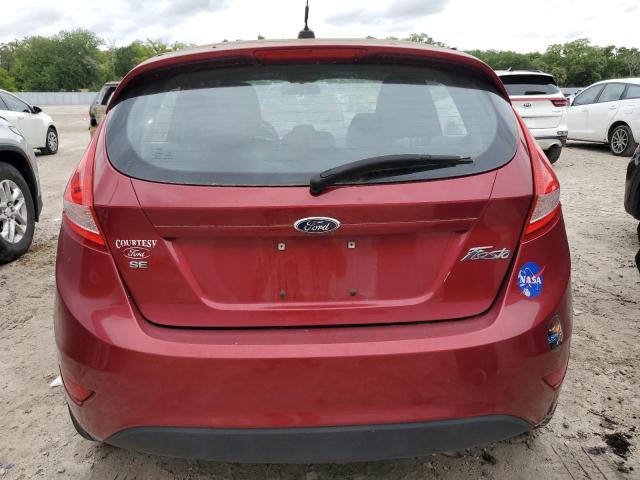 3FADP4EJ0DM223606 - 2013 FORD FIESTA SE BURGUNDY photo 6