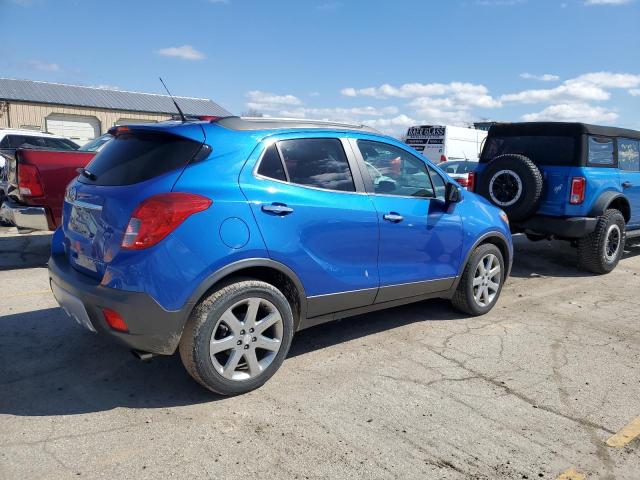 KL4CJCSB7DB128699 - 2013 BUICK ENCORE BLUE photo 3