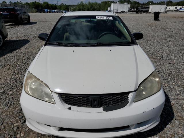 1HGEM21195L056216 - 2005 HONDA CIVIC DX VP Ağ foto 5