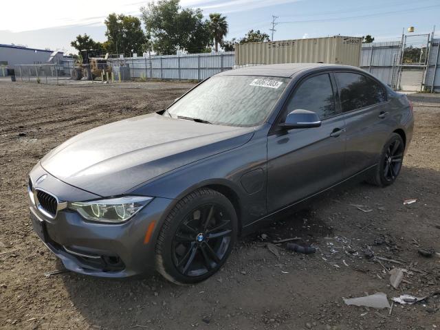 WBA8E1C55GK479822 - 2016 BMW 330E GRAY photo 1