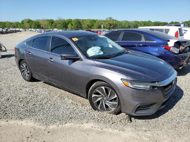 19XZE4F90KE001312 - 2019 HONDA INSIGHT TOURING CHARCOAL photo 4