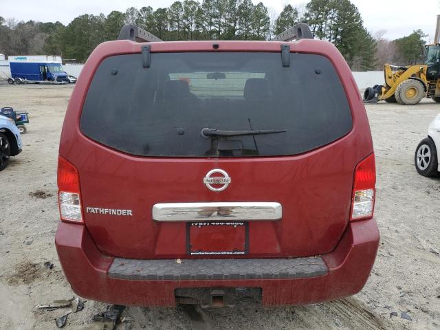 5N1AR18U67C611582 - 2007 NISSAN PATHFINDER LE 红色 照片 6