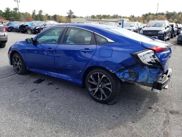 2HGFC2F86LH534728 - 2020 HONDA CIVIC SPORT 蓝色 照片 2