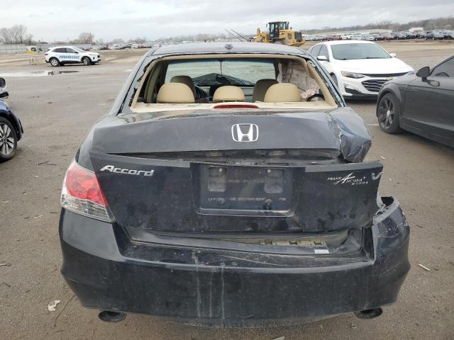 1HGCP36889A020027 - 2009 HONDA ACCORD EXL BLACK photo 6