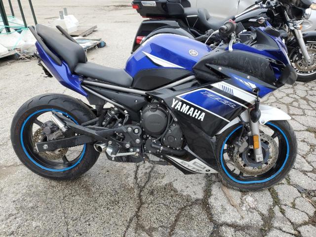 JYARJ18E8DA010412 - 2013 YAMAHA FZ6 R BLUE photo 1