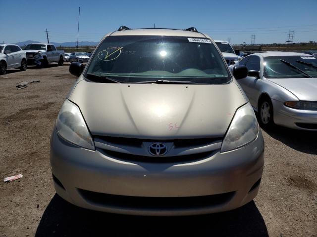 5TDZK23C98S099414 - 2008 TOYOTA SIENNA CE TAN photo 5