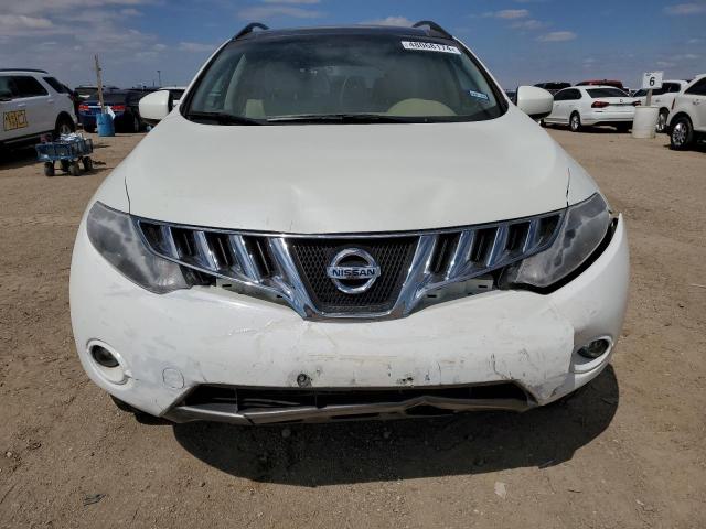 JN8AZ1MU9AW020828 - 2010 NISSAN MURANO S WHITE photo 5