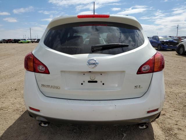 JN8AZ1MU9AW020828 - 2010 NISSAN MURANO S WHITE photo 6