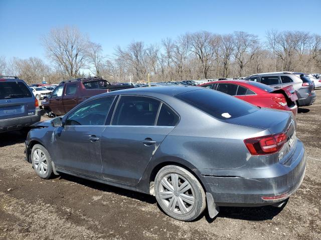 3VW167AJ8HM286219 - 2017 VOLKSWAGEN JETTA S GRAY photo 2