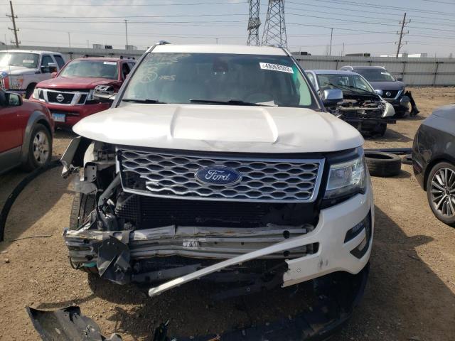 1FM5K8HT2GGA69363 - 2016 FORD EXPLORER PLATINUM WHITE photo 5