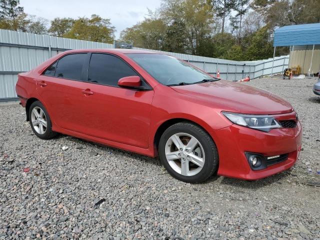 4T1BF1FK0EU775819 - 2014 TOYOTA CAMRY L RED photo 4