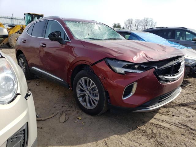 LRBAZLR48ND112920 - 2022 BUICK ENVISION PREFERRED MAROON photo 4