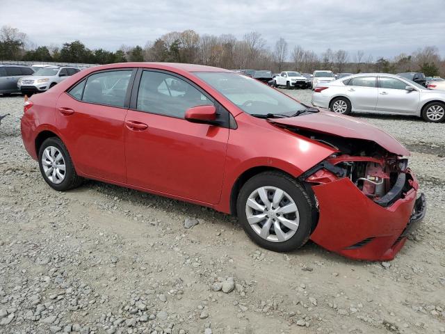 2T1BURHEXGC610845 - 2016 TOYOTA COROLLA L BURGUNDY photo 4