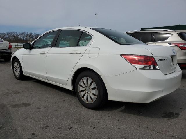 1HGCP26329A158614 - 2009 HONDA ACCORD LX WHITE photo 2