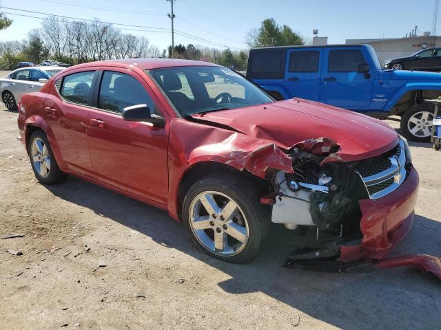 1C3CDZAB8DN565437 - 2013 DODGE AVENGER SE RED photo 4