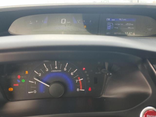 2HGFG3B03EH503322 - 2014 HONDA CIVIC EXL ვერცხლისფერი ფოტო 9