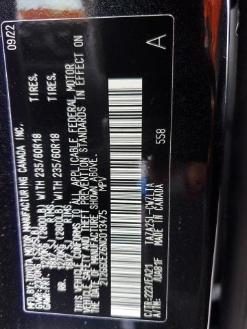 2T2GGCEZ6NC013475 - 2022 LEXUS NX 350 BLACK photo 12