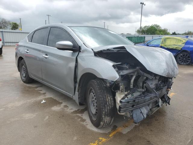 3N1AB7AP1EY271216 - 2014 NISSAN SENTRA S GRAY photo 4