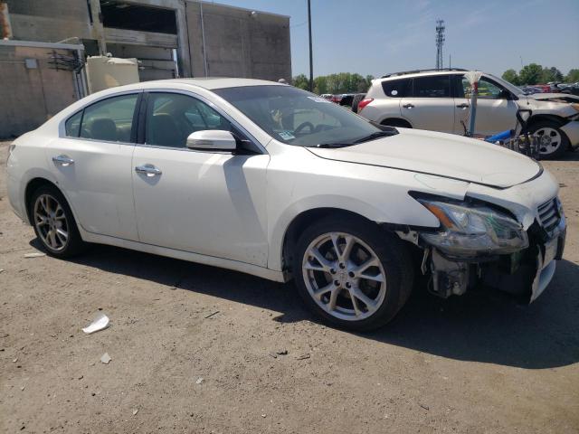 1N4AA5AP2CC813164 - 2012 NISSAN MAXIMA S WHITE photo 4