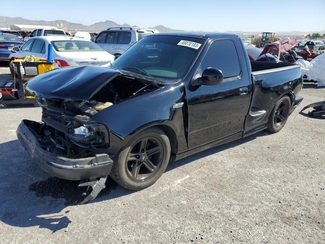 2FTZF07322CA65045 - 2002 FORD F150 SVT LIGHTNING BLACK photo 1