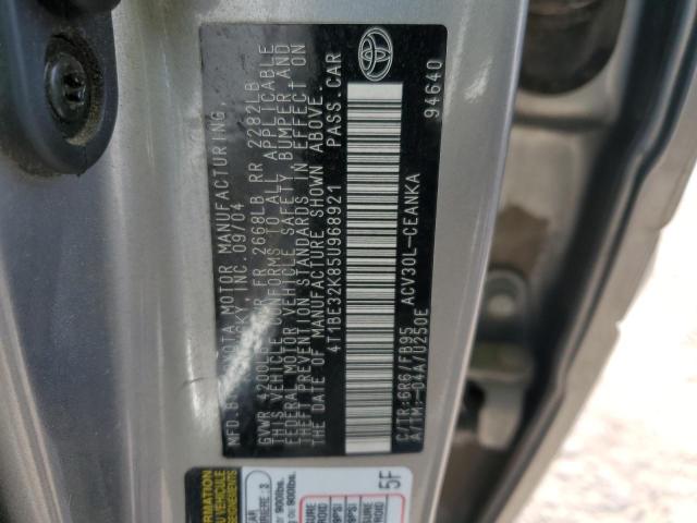 4T1BE32K85U968921 - 2005 TOYOTA CAMRY LE GOLD photo 12