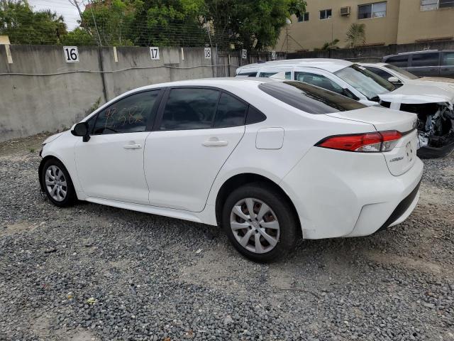 JTDEPMAE8MJ125783 - 2021 TOYOTA COROLLA LE WHITE photo 2