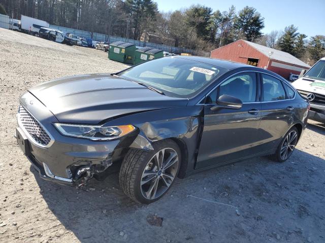 3FA6P0D94LR176333 - 2020 FORD FUSION TITANIUM GRAY photo 1