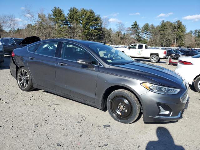 3FA6P0D94LR176333 - 2020 FORD FUSION TITANIUM GRAY photo 4