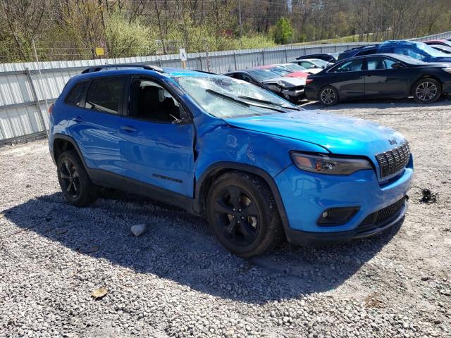 1C4PJMLB7MD242248 - 2021 JEEP CHEROKEE LATITUDE PLUS BLUE photo 4