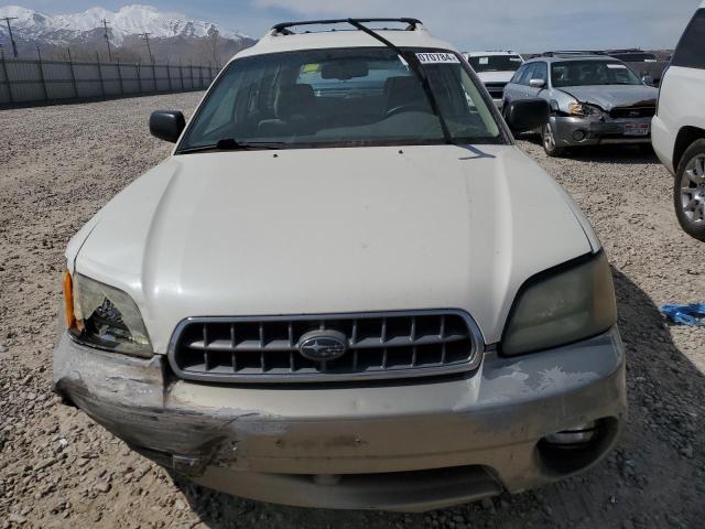 4S3BH675636601615 - 2003 SUBARU LEGACY OUTBACK AWP WHITE photo 5