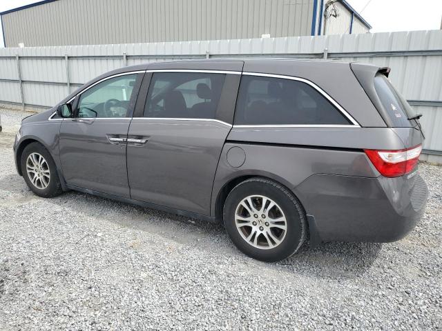 5FNRL5H61CB127138 - 2012 HONDA ODYSSEY EXL GRAY photo 2