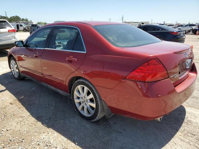 1HGCM66487A037303 - 2007 HONDA ACCORD SE RED photo 2