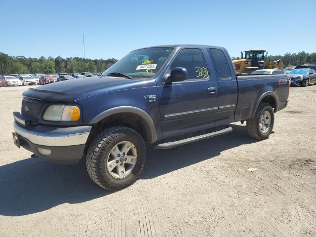 1FTRX18W93NB69149 - 2004 FORD F-150 BLUE photo 1