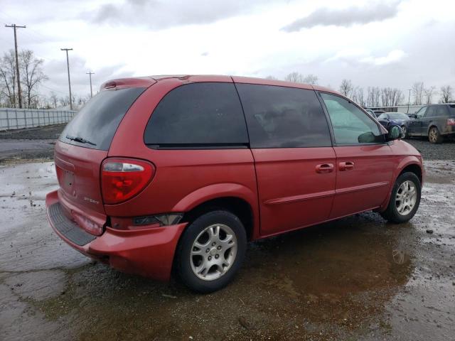 1D4GP45343B159569 - 2003 DODGE CARAVAN SPORT RED photo 3